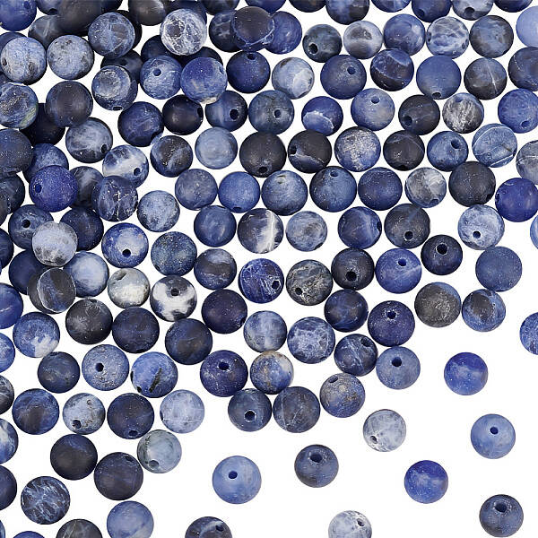 3 Strands Natural Sodalite Beads Strands