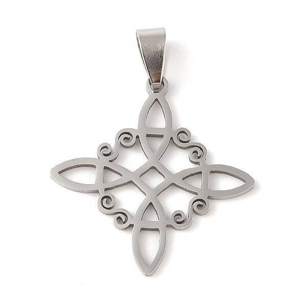 Non-Tarnish Hollow Out 201 Stainless Steel Pendants