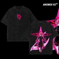 Retro Vintage Limited Goku Dark Saiyan Rose - Dragon Ball Super Anime Double Printed Oversize Anime Manga Acid Washed Lightwe...