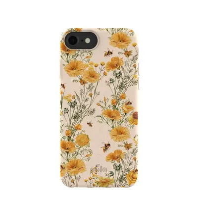 Seashell Vintage Bee iPhone 6/6s/7/8/SE Case