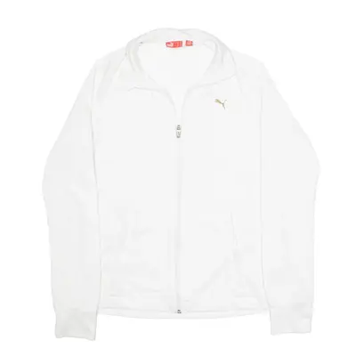 PUMA Track Jacket White Womens M