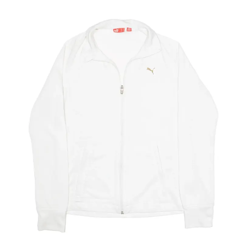 PUMA Track Jacket White Womens M