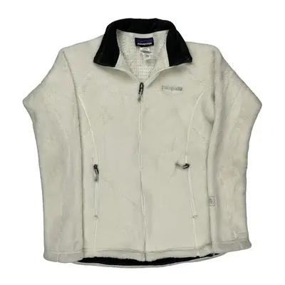 Patagonia Fleece Jacket - XS Cream Polyester