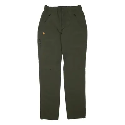 FJALLRAVEN Womens Trousers Green Regular Tapered W30 L32