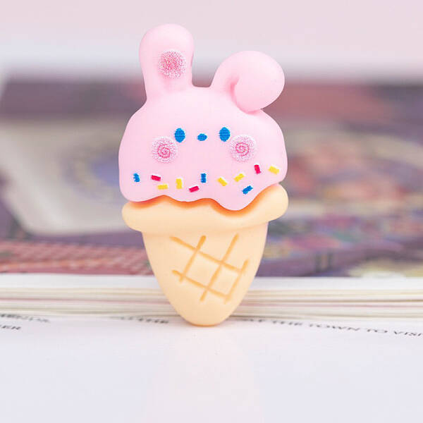 Easter Rabbit Theme Opaque Resin Cabochons