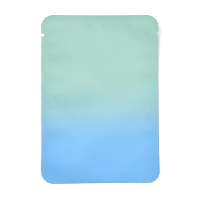 Two Tone Rectangle Plastic Zip Lock Gift Bags