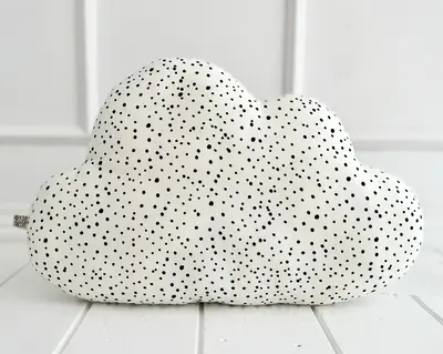 Cloud Pillow With Dots