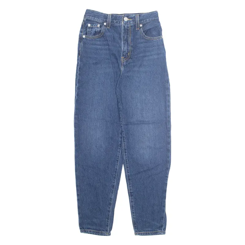LEVI'S Womens Jeans Blue Loose Tapered Stone Wash W23 L27