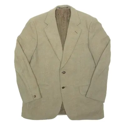 JONELLE Mens Blazer Jacket Green Tweed Wool M