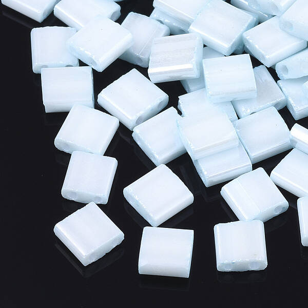2-Hole Opaque Glass Seed Beads