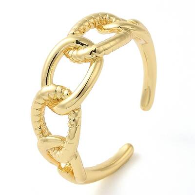 Brass Open Cuff Rings for Women