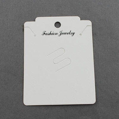 Cardboard Necklace Display Cards