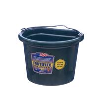 Fortiflex 8 Quart Flat Back Bucket - Versatile Storage Solution for Various Uses