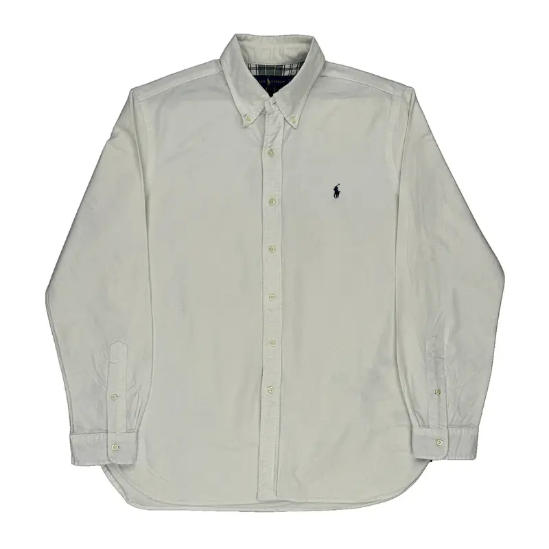 Ralph Lauren Shirt - Large White Cotton