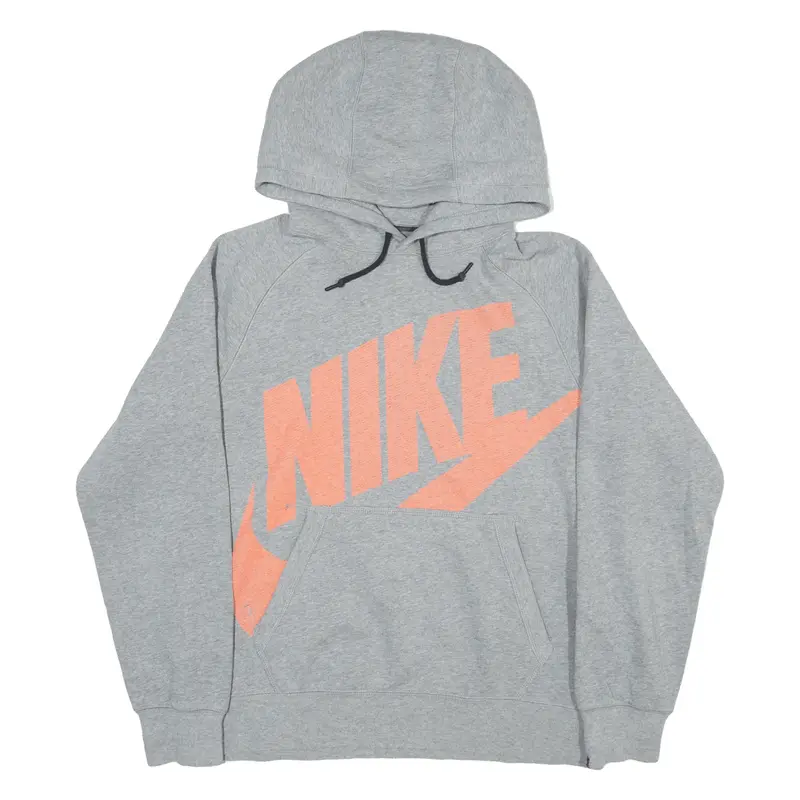 NIKE Hoodie Grey Pullover Mens M