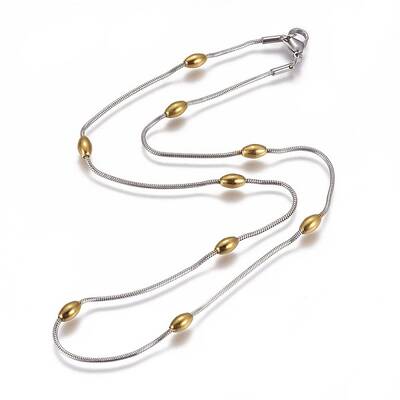 304 Stainless Steel Herringbone Chain Necklaces
