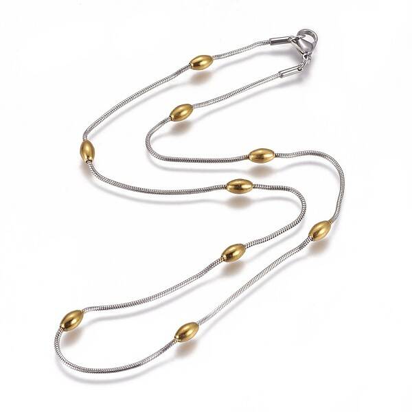 304 Stainless Steel Herringbone Chain Necklaces