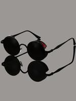 Vintage Punk Style Glasses, Trendy Casual Glasses for Everyday Use, Fashion Accessories for Outdoor Activities