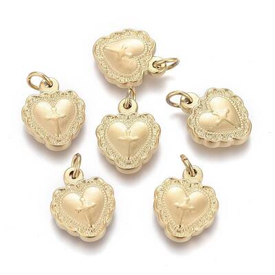 Ion Plating(IP) 316 Surgical Stainless Steel Charms