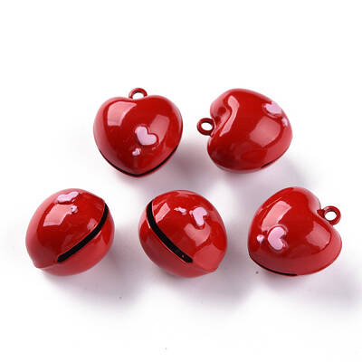 Baking Painted Brass Bell Pendants