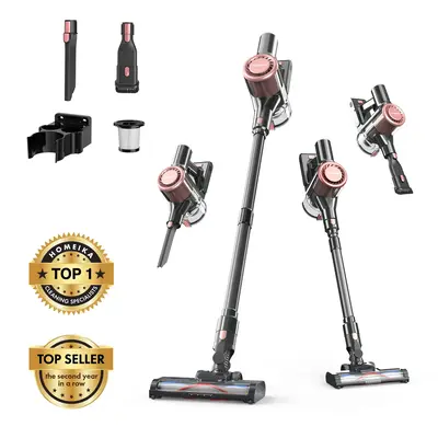 Homeika Cordless Vacuum Cleaner--H320, 28Kpa Powerful Suction, 380W Powerful Brushless Motor, 8-in-1 Lightweight Handheld Vac...