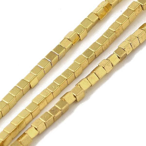 Electroplated Synthetic Non-magnetic Hematite Beads Strands