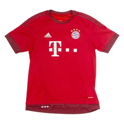 ADIDAS 2015/16 FC Bayern Munchen Home Mens Football Shirt Jersey Red M