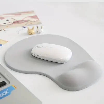 Wrist Rest Mouse Pad, Solid Color Mouse Pad, Non-slip Mouse Pad, Ergonomic Gaming Desktop Mouse Pad, Computer Accessories