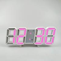 LED Digital Clock, 1 Count Battery Powered Creative Electronic Clock, Multifunctional Creative Mode Adjustable Electronic Clo...
