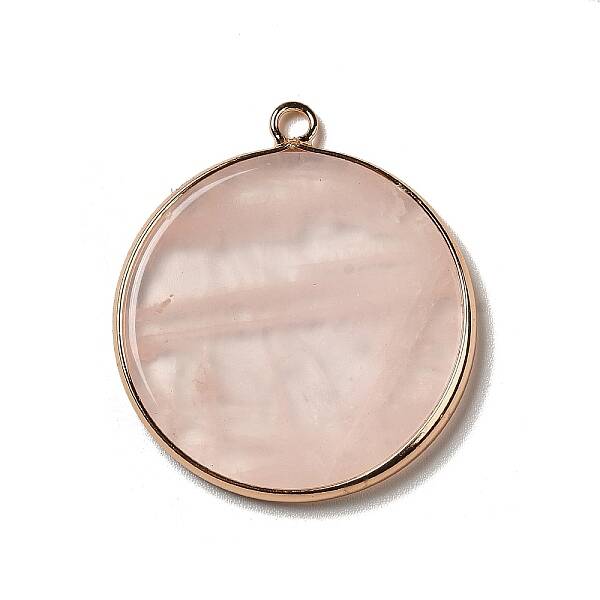 Natural Rose Quartz Pendants