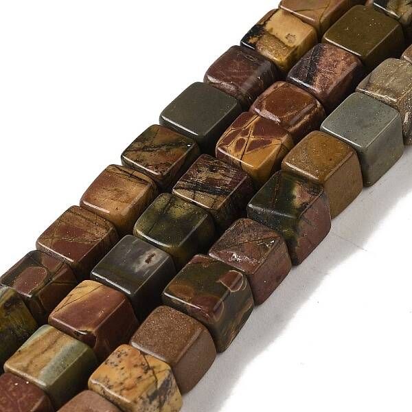 Natural Picasso Jasper Beads Strands