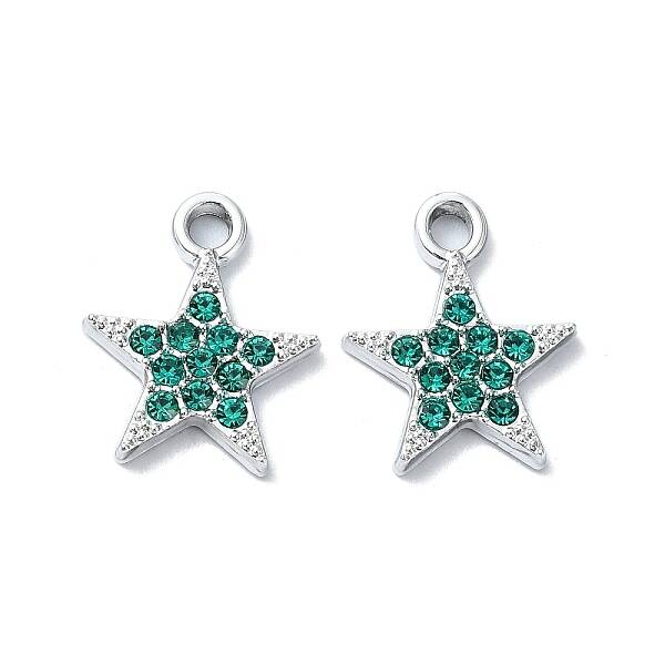 Alloy Rhinestone Pendants