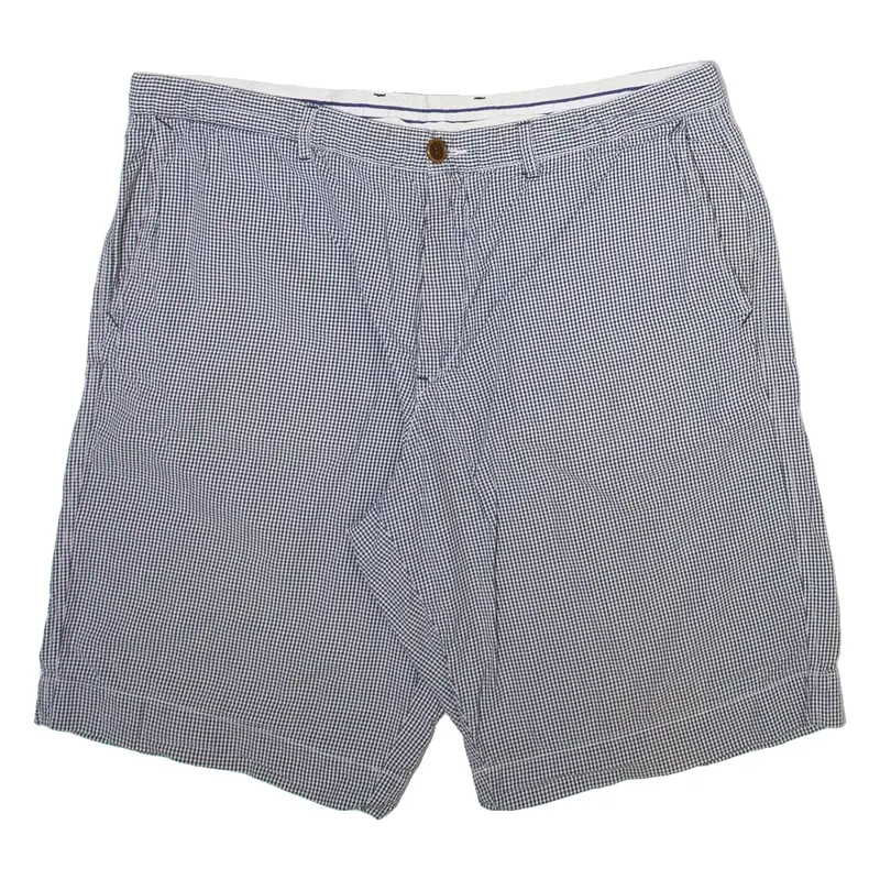 LACOSTE Mens Casual Shorts Blue Gingham M W34