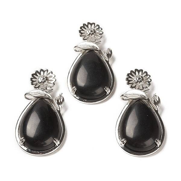 Natural Obsidian Pendants