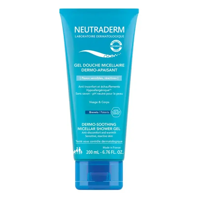 Neutraderm Dermo-Soothing Micellar Shower Gel for Sensitive Skin 200ml