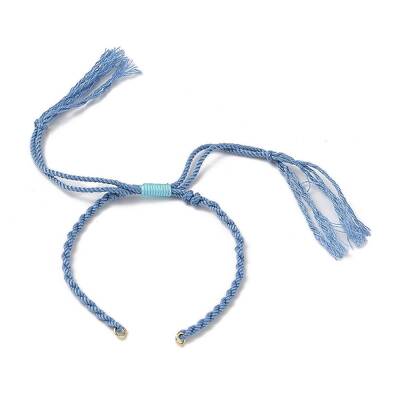 Braided Cotton Cord Bracelet Making