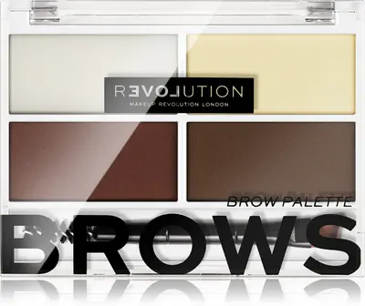 Revolution Relove Colour Cult eyebrow palette dark colour 3.2 g