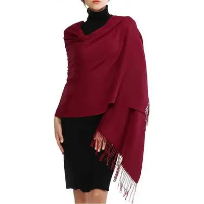 Women's Scarf Pashmina Shawls and Wraps for Evening Dress Bridesmaid Wedding Bridal Winter Warm Long Large Scarves