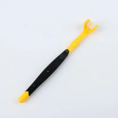 Pet Toothbrush Oral Cleaning Products | Color: Black And Yellow | Specifications: Sealed Bag
