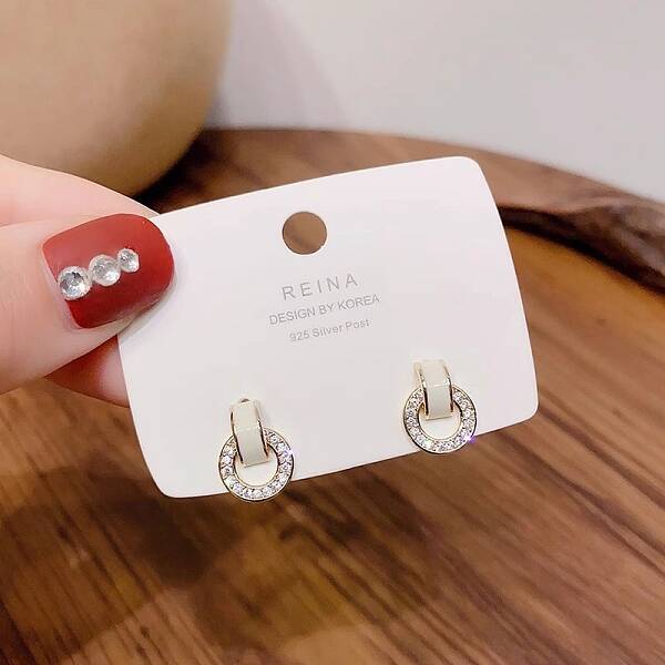 Alloy Enamel Earrings