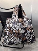Women's Ethnic Pattern Tote Bag, Large Capacity Shoulder Bag for Work & Daily Used, Casual Trendy Versatile High-quality Dail...