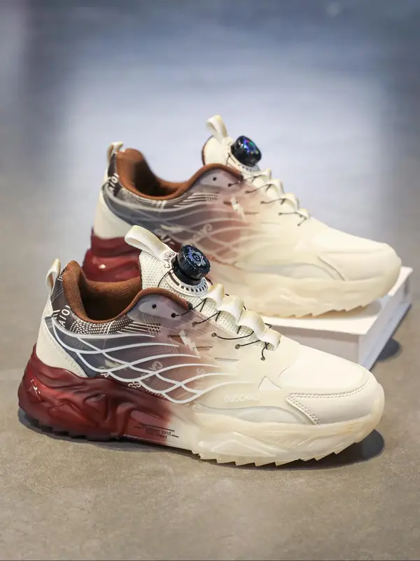 Unisex Fashionable Letter Print Low Top Sneakers, Casual Comfortable Sports Running Shoes, Trendy All-match Sneakers for Dail...