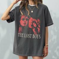 The Lost Boys Movie T-Shirt, Retro Horror Movie Graphic Tshirt, Kiefer Sutherland Jason Patric Lost Boys Shirt, Gift for Movi...