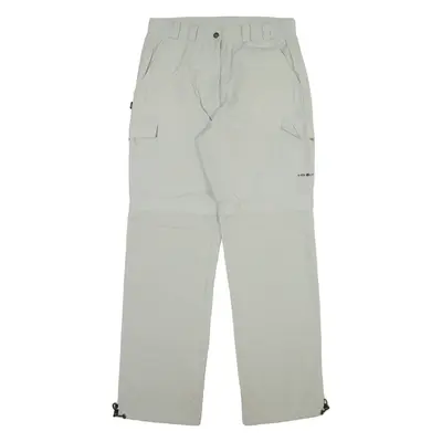 HS OUTERWEAR Detachable Legs Mens Trousers Grey Regular Straight W30 L31