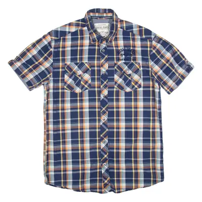 DIESEL Mens Shirt Blue Check M