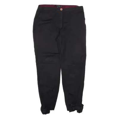 TED BAKER Trousers Black Regular Tapered Womens W30 L25