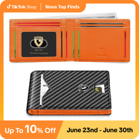 GSOIAX Men's Slim Wallet with RFID Blocking Outdoorfun
