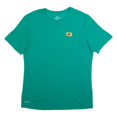 NIKE Mens T-Shirt Green L