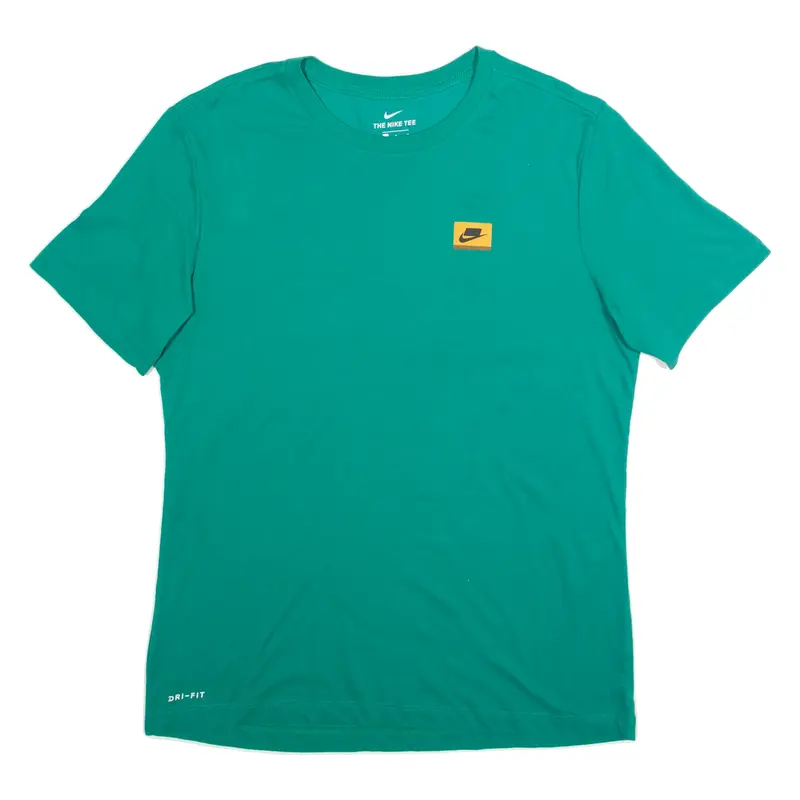 NIKE Mens T-Shirt Green L