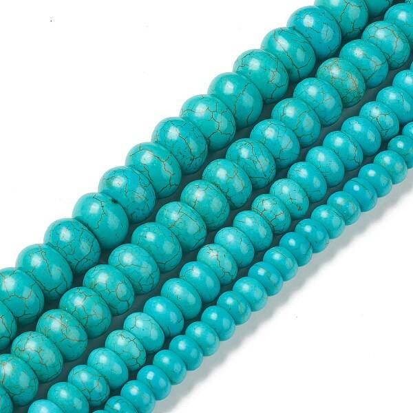 Synthetic Turquoise Beads Strands
